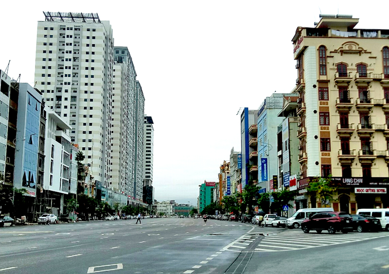 Tổ hợp chung cư cao tầng tại phường Trần Hưng Đạo (TP Hạ Long) thay thế các khu tập thể cao tầng xuống cấp trước đây.