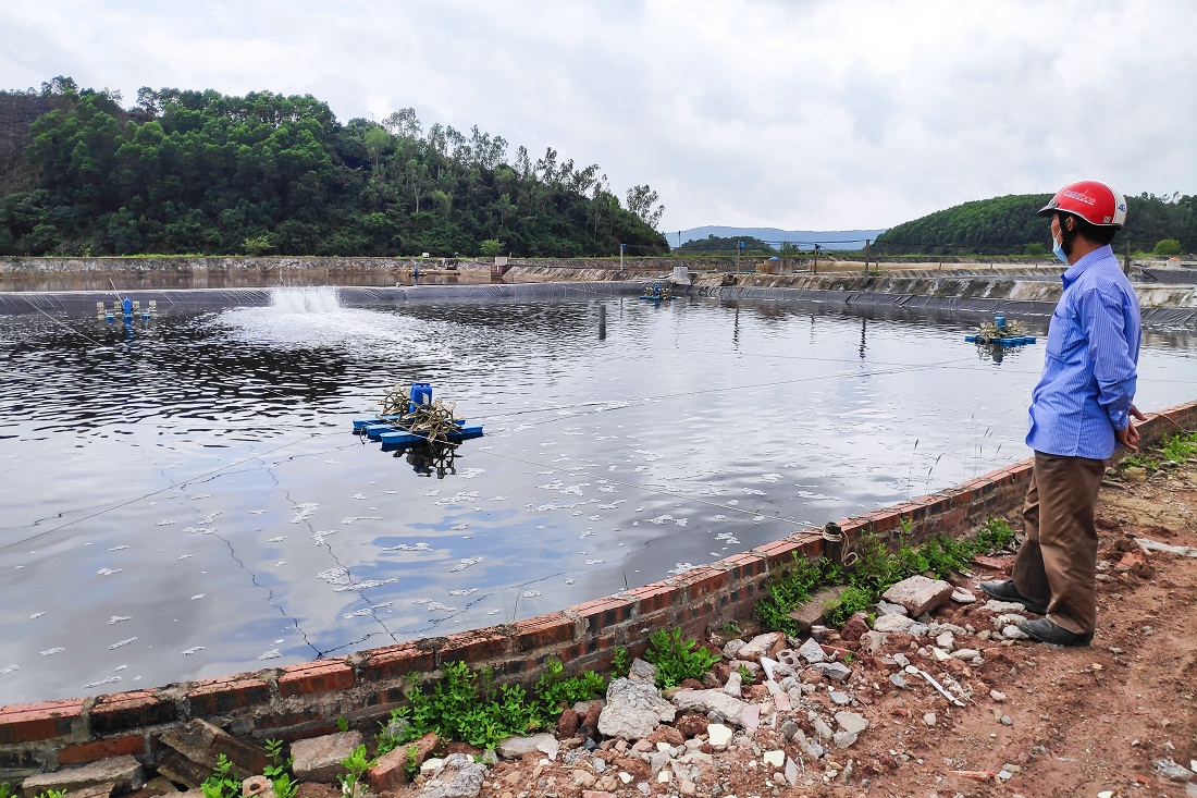 Nhiều hộ dân ở thôn Phúc Tiến, xã Tân Lập (Đầm Hà) đầu tư nuôi trồng thủy sản theo hướng công nghiệp