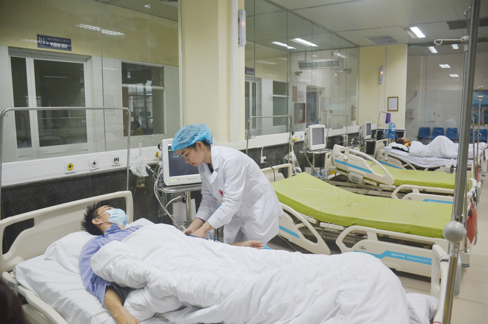 Người bệnh lao được điều trị tại Bệnh viện Lao và Phổi Quảng Ninh.