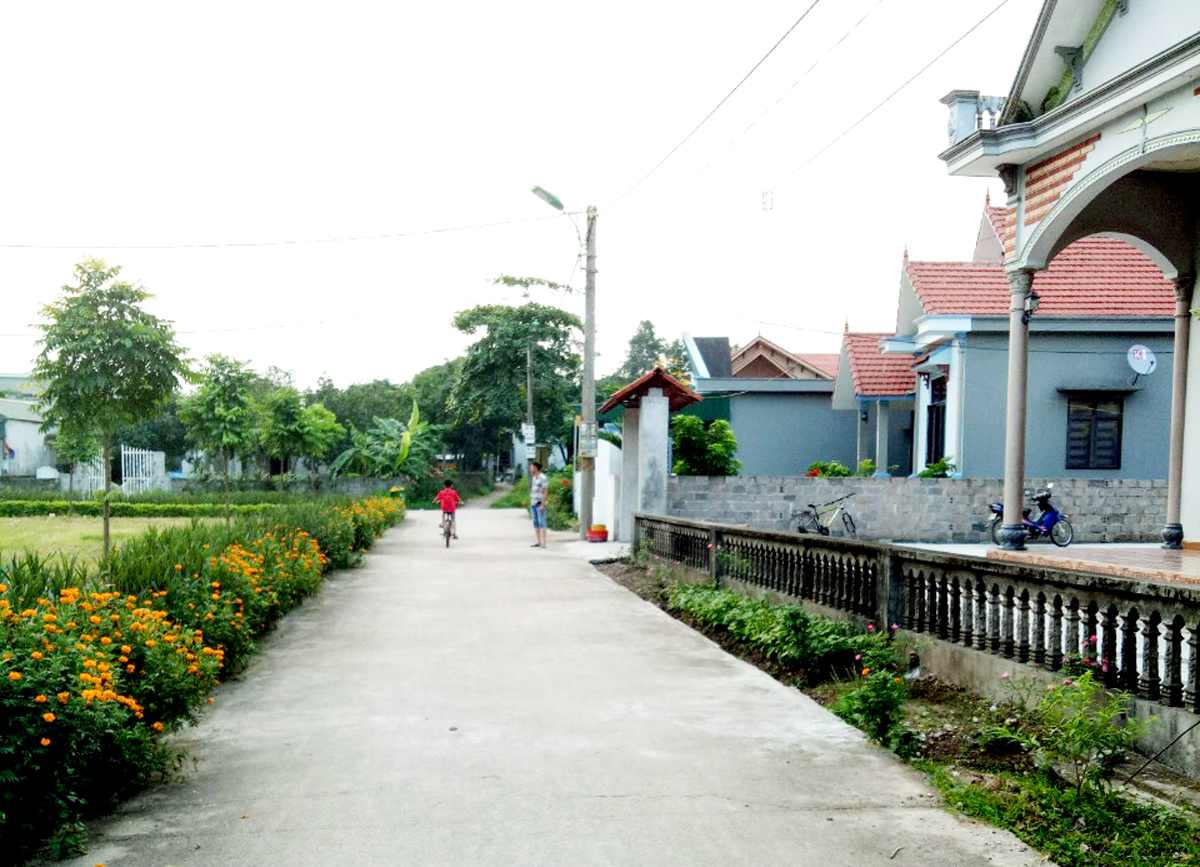 Những tuyến đường NTM sáng - xanh - sạch - đẹp ở xã Cẩm Hải, TP Cẩm Phả.