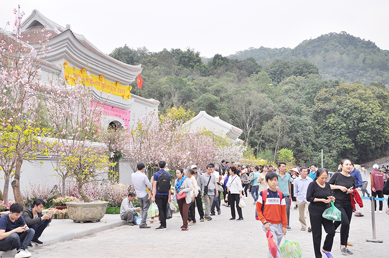 The first part of Yen Tu Tourism Services and Festival Centre was finished and opened to tourists in the spring 2018 Image credit: Phan Hang