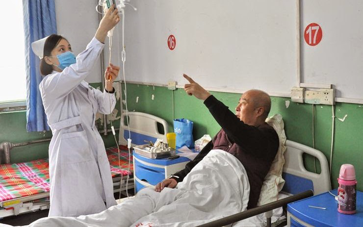 Bên trong 1 bệnh viện tại Trung Quốc. Ảnh: China Medical News.