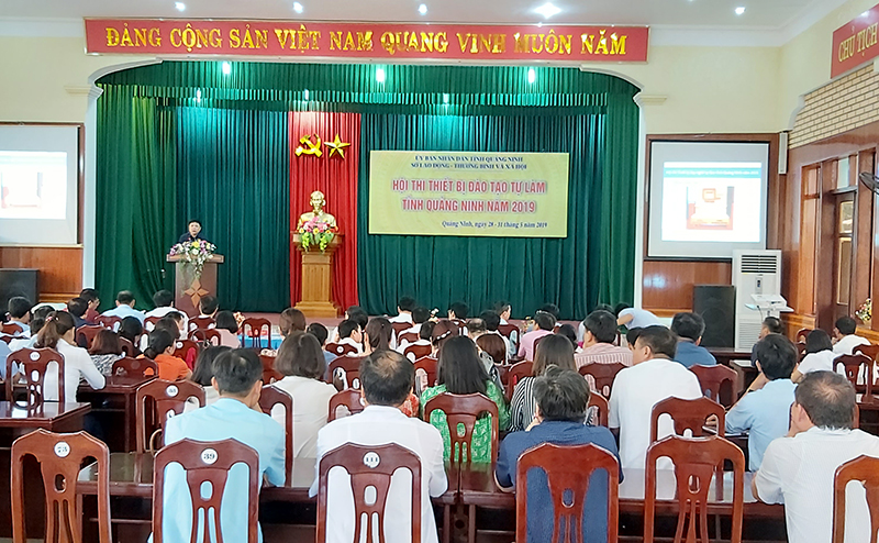 Khai mạc hội thi thiết bị đào tạo tự làm tỉnh Quảng Ninh năm 2019.
