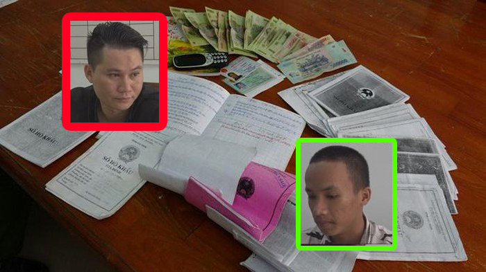  Bảo và Trọng bị bắt để điều tra hành vi cho vay nặng lãi.
