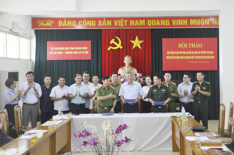 ký kết Chương trình phối hợp liên ngành trong tiếp nhận, xác minh, hỗ trợ và bảo vệ nạn nhân bị mua bán trên địa bàn tỉnh Quảng Ninh.
