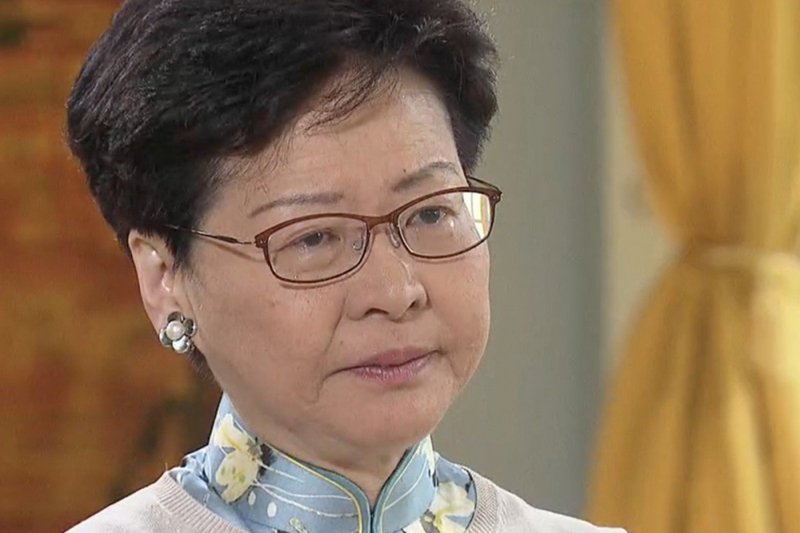 Trưởng đặc khu Hong Kong Lâm Trịnh Nguyệt Nga. Ảnh: TVB