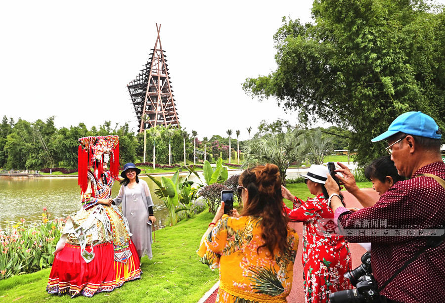Khu triển lãm Vườn thành phố Nam Ninh ngày 9/6 với nhiều hoạt động văn hóa đặc sắc thu hút