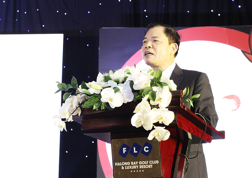 Bộ trưởng Nguyễn Xuân Cường phát biểu tại gala ẩm thực.