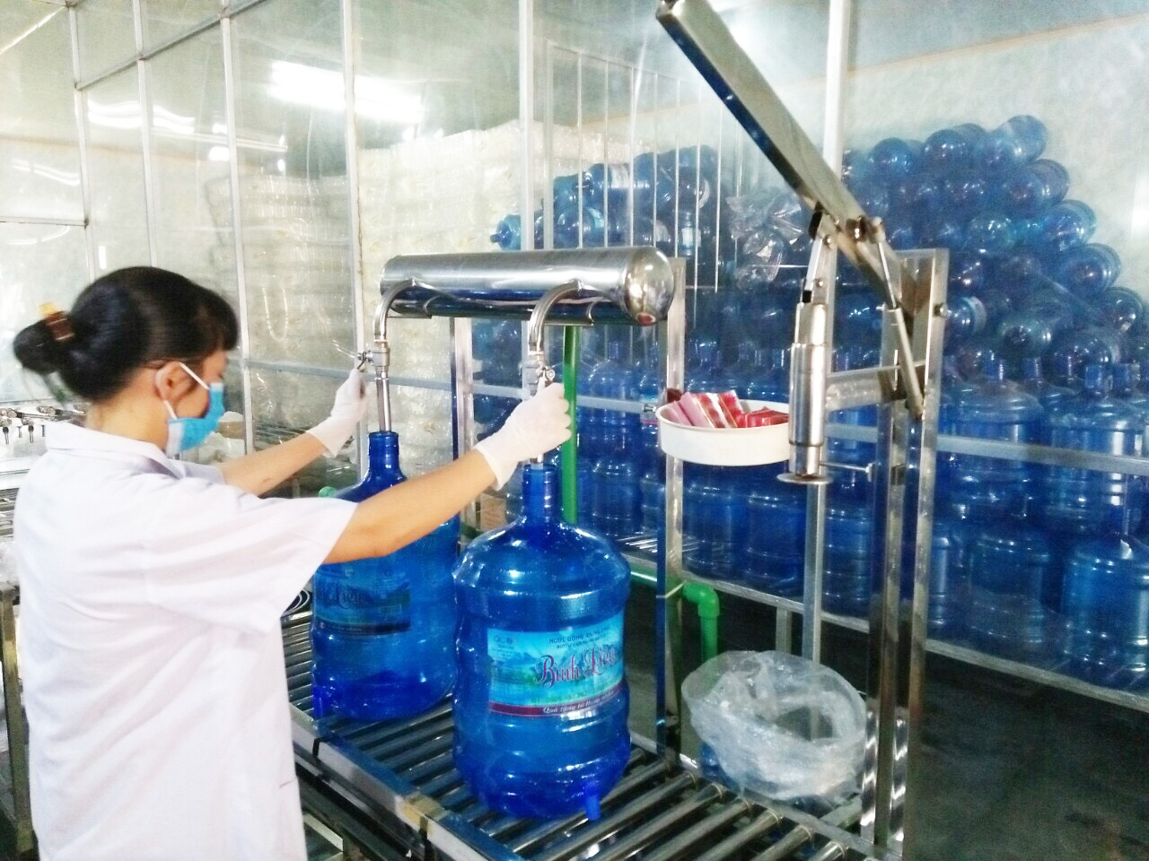 Sản xuất sản phẩm Nước lọc tinh khiết Bình Liêu.
