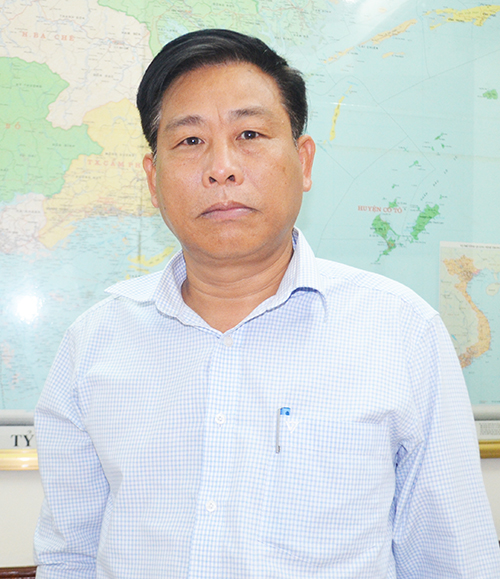 Ông Nguyễn Hữu Giang, Giám đốc Sở NN&PTNT, Phó trưởng ban Thường trực Ban Phòng chống lụt bão và tìm kiếm cứu nạn tỉnh.
