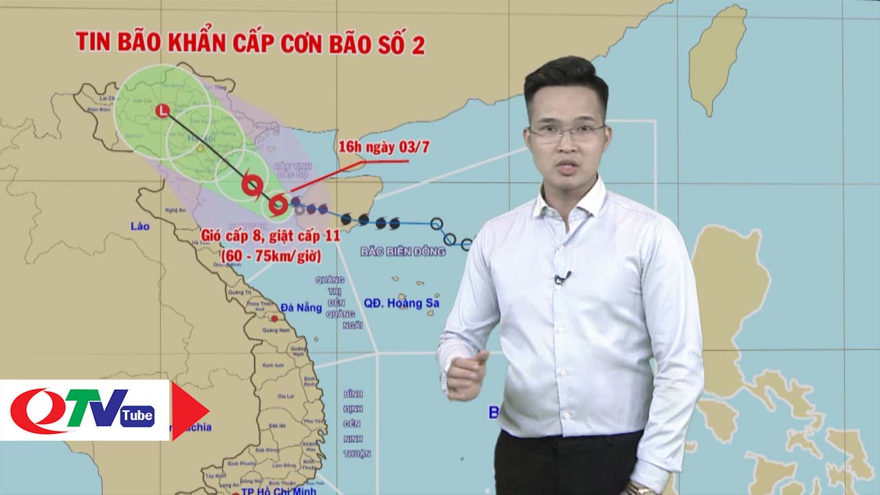 Bản tin thời tiết đêm 3/7, ngày 4/7/2019 | QTV