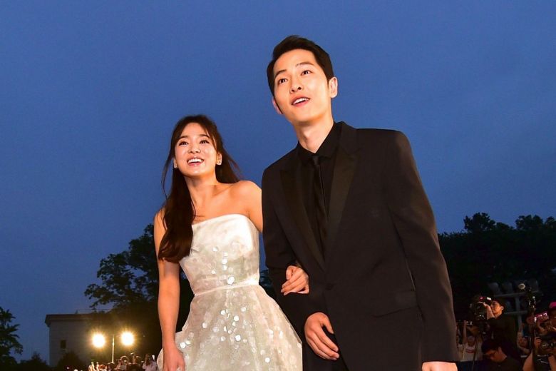 Song Joong Ki và Song Hye-kyo ly hôn sau hai năm chung sống. Ảnh AFP