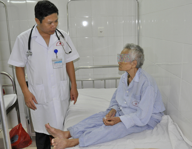 Bệnh nhân  đái tháo đường điều trị tại Bệnh viện Đa khoa tỉnh.