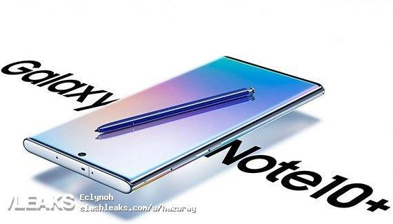 Hình ảnh đồ họa mới nhất về Samsung Galaxy Note10+. Ảnh: Pocketnow.