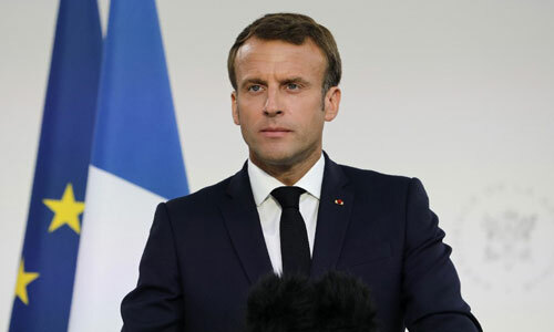 Tổng thống Pháp Emmanuel Macron phát biểu hôm 13/7. Ảnh: AFP.