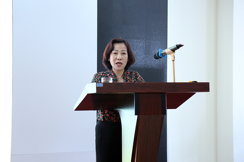 Đòng chí Vũ Thị Thu Thủy, Phó Chủ tịch UBND tỉnh phát biểu chỉ đạo tại hội nghị
