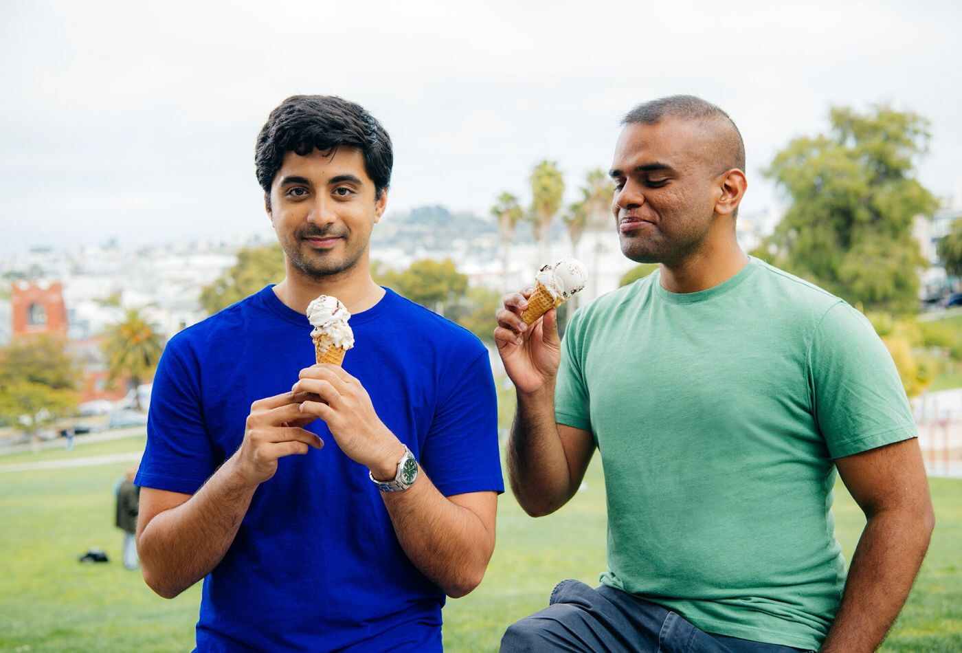 Hai sáng lập viên Perfect Day: Ryan Pandya và Perumal Gandhi. Ảnh: Perfect Day Foods