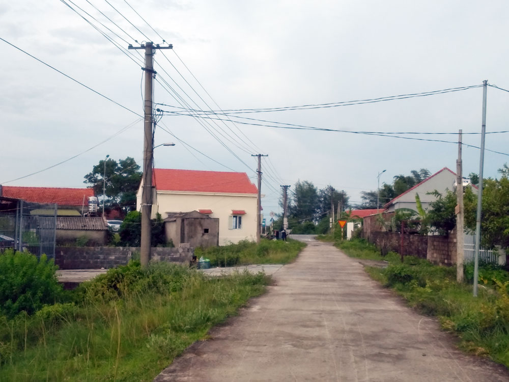 Qua kiểm tra, thôn 13 xã Hải Xuân có 28 trường hợp cấp GCNQSDĐ không đúng hiện trạng, mục đích sử dụng đất.