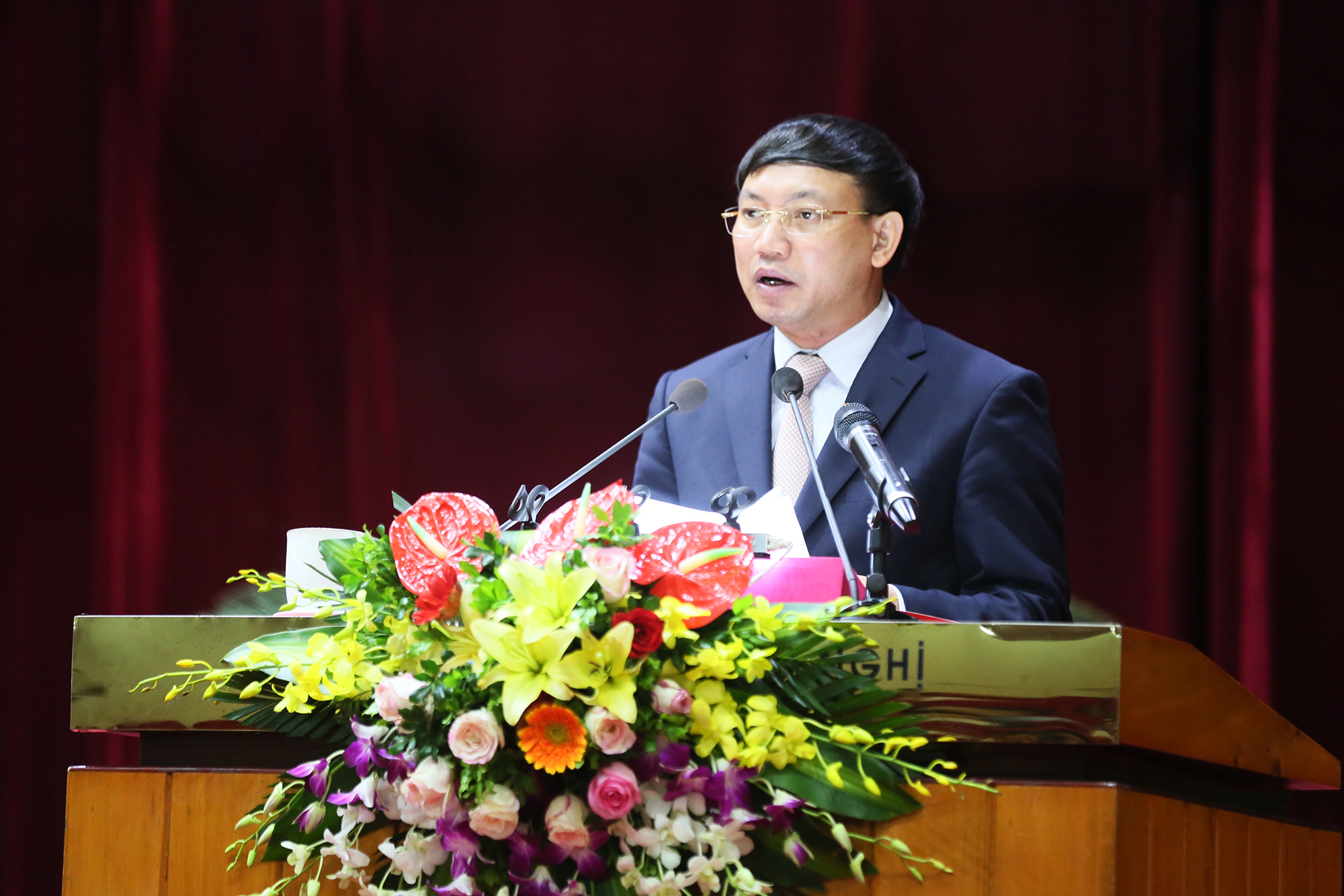 Đồng chí Nguyễn Xuân Ký, Phó Bí thư Thường trực Tỉnh ủy, Chủ tịch HĐND tỉnh, phát biểu bế mạc.