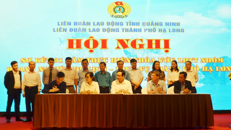 Hiện có 28 doanh nghiệp ngành du lịch - dịch vụ trên địa bàn thành phố Hạ Long tham gia ký kết thỏa ước lao động tập thể nhóm.