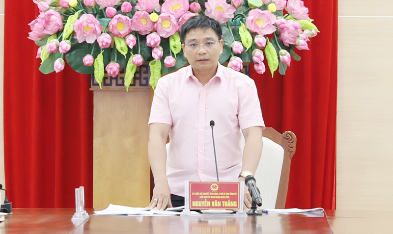 Chủ tịch UBND tỉnh Nguyễn Văn Thắng yêu cầu các cấp, ngành, địa phương vào cuộc quyết liệt trong thực hiện các nhiệm vụ thu, chi ngân sách những tháng cuối năm 2019.