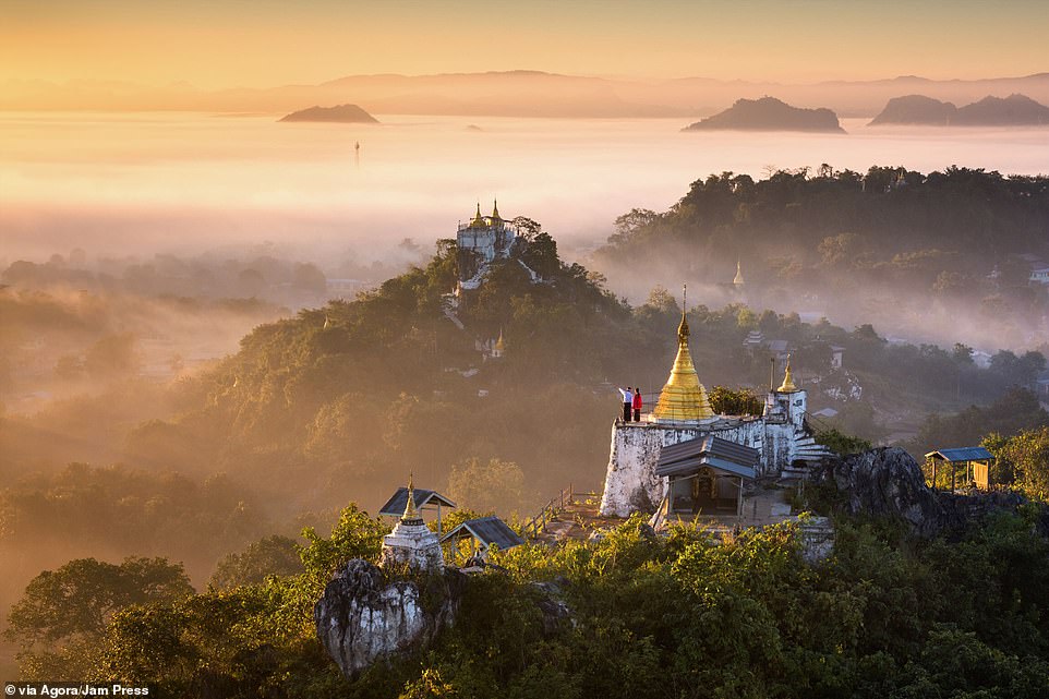 Images Beauty năm nay.  Bức ảnh có tên “Bình minh tuyệt đẹp” được nhiếp ảnh gia Zay Yar Lin chụp tại chính quê hương Myanmar của mình.