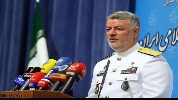 Tư lệnh Hải quân Iran Hossein Khanzadi. (Ảnh: IRNA)