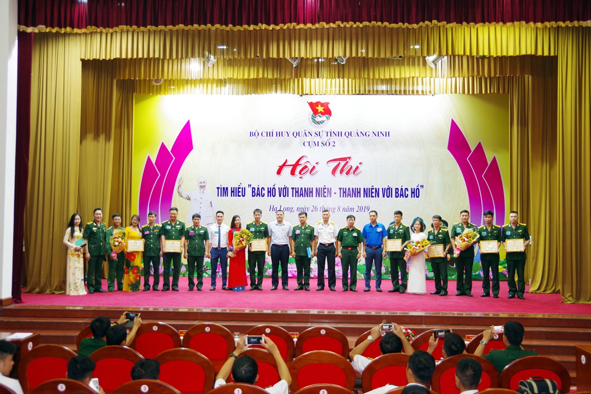 Ban CHQS TP Hạ Long giành giải nhất Hội thi “Bác Hồ với thanh niên, thanh niên với Bác Hồ” cụm số 2