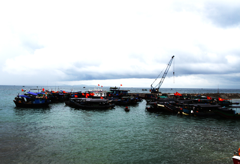 Cầu cảng Đảo Trần.