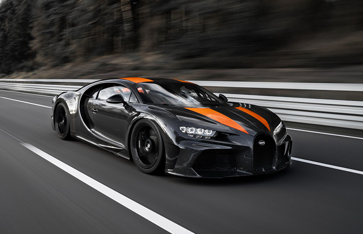 Chiếc Chiron lập kỷ lục tốc độ hôm 2/9. Ảnh: Bugatti