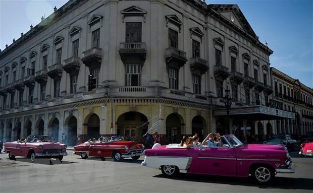 Quang cảnh đường phố La Habana, Cuba. (Ảnh: AFP/TTXVN)