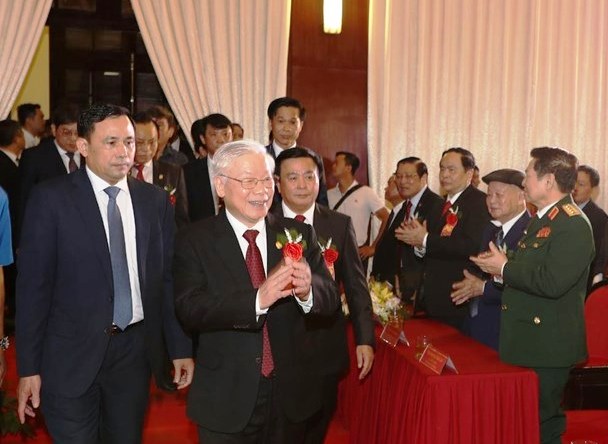 Tổng Bí thư, Chủ tịch nước Nguyễn Phú Trọng dự Lễ kỷ niệm 70 năm xây dựng và phát triển Học viện Chính trị Quốc gia Hồ Chí Minh.