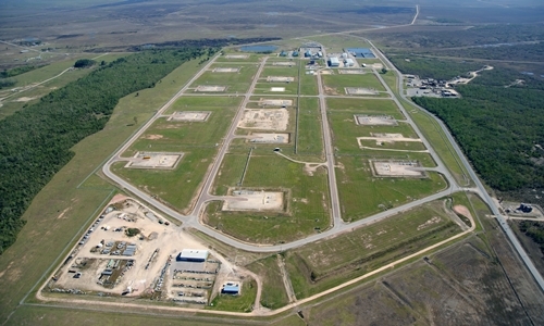 Cơ sở dự trữ dầu của Mỹ tại Big Hill, Texas. Ảnh: CLUI.