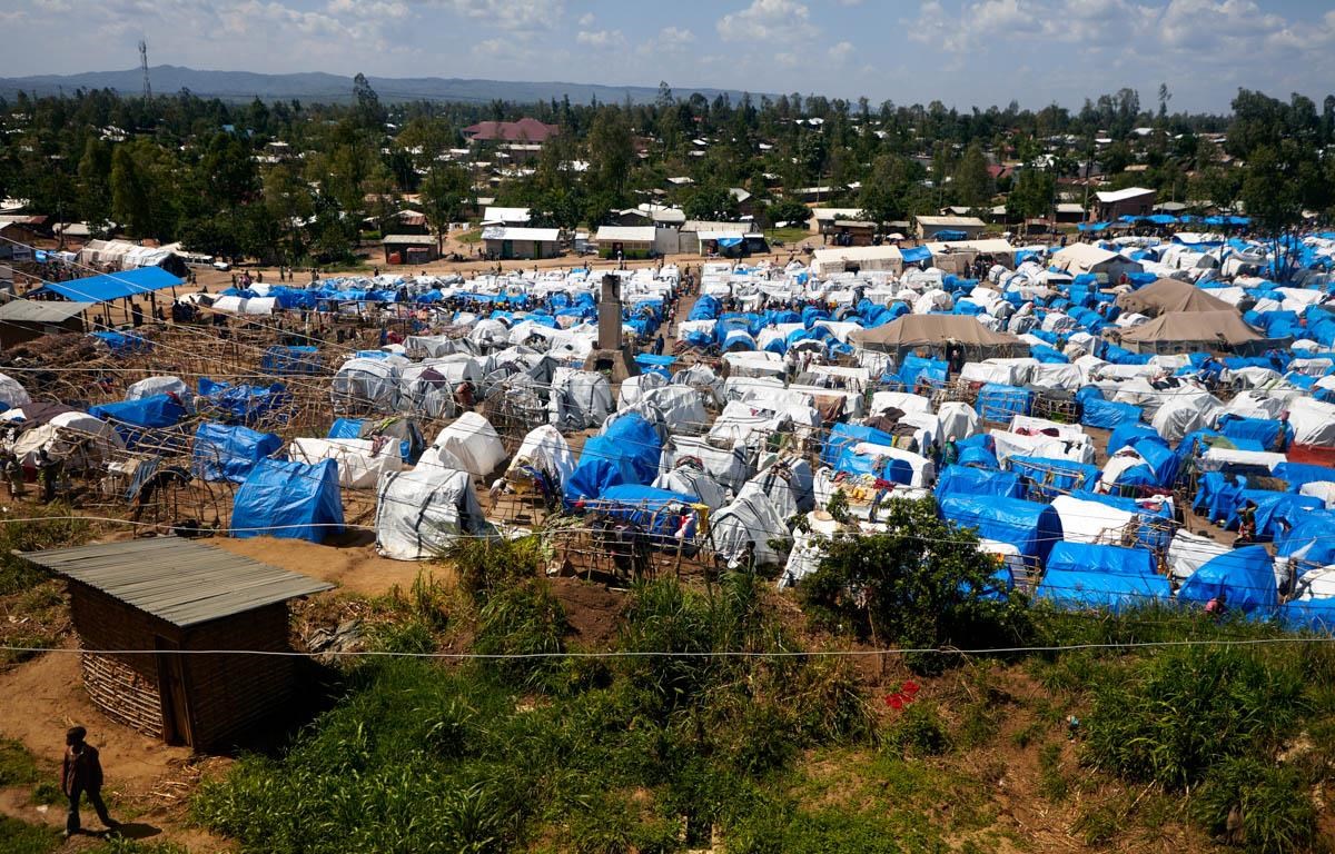 Trại tị nạn ở khu vực Djugu. (Nguồn: aljazeera)