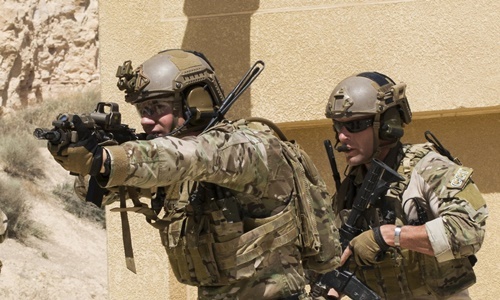 Các binh sĩ Mỹ tham gia cuộc tập trận Eager Lion ở Jordan, láng giềng của Arab Saudi, năm 2018. Ảnh: U.S. Department of Defense.