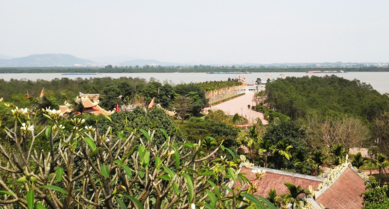 Di tích Bạch Đằng Giang (Tràng kênh, Hải Phòng) có cảnh quan thiên nhiên đẹp