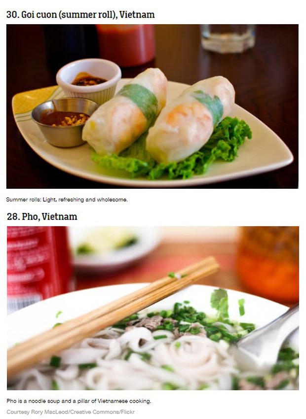 Hai món ăn của Việt Nam được CNN bình chọn trong danh sách 50 món ăn ngon nhất thế giới - CNN Travel.