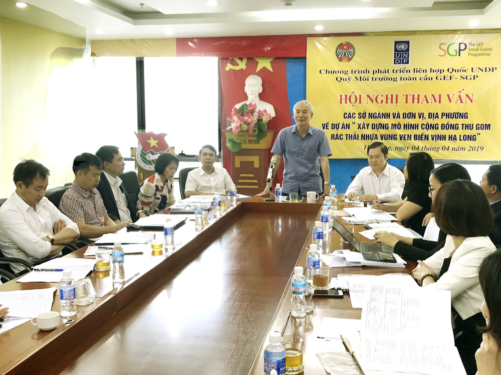 Hội Nông dân (HND) tỉnh tổ chức Hội nghị tham vấn về Dự án “Xây dựng mô hình cộng đồng thu gom rác thải nhựa vùng ven biển Vịnh Hạ Long”