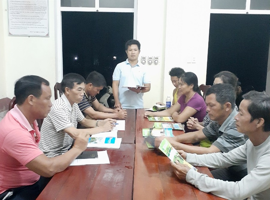 Chi bộ thôn Đồng Cầu họp triển khai kế hoạch, giao nhiệm vụ cho các đảng viên 