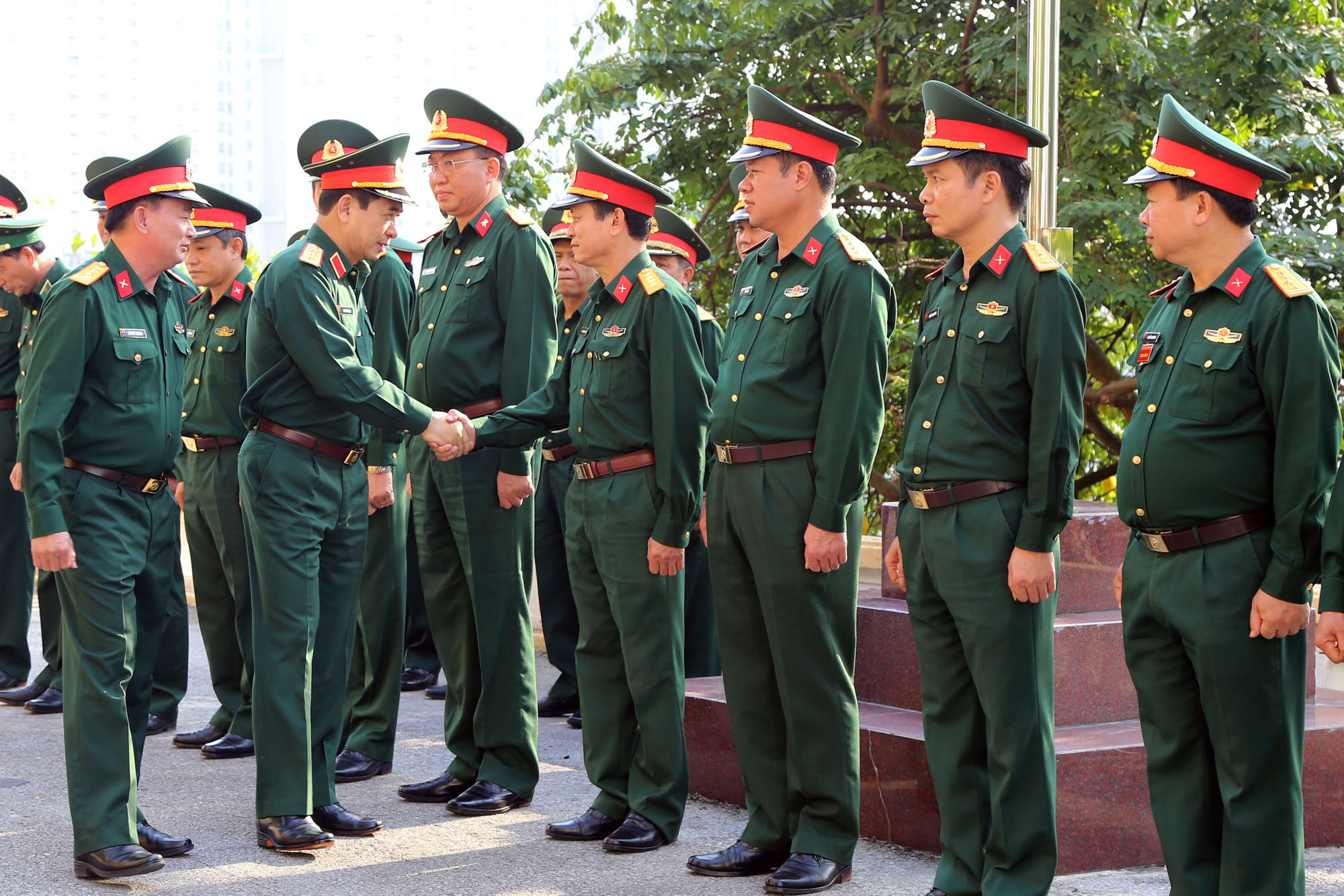 Đoàn công tác Bộ Quốc phòng kiểm tra và làm việc với Bộ CHQS tỉnh Quảng Ninh.