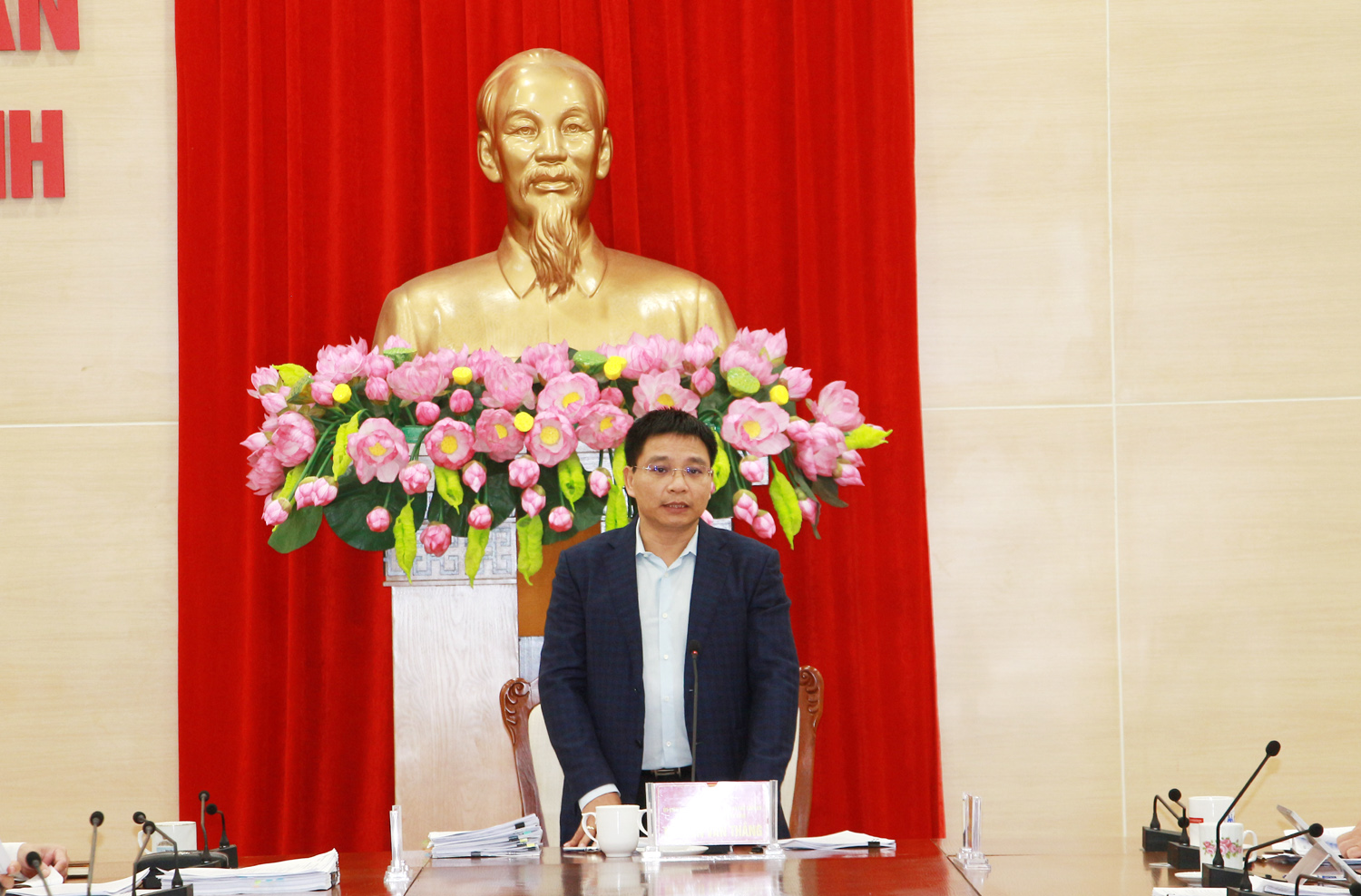 Đồng chí Nguyễn Văn Thắng, Chủ tịch UBND tỉnh, phát biểu kết luận.