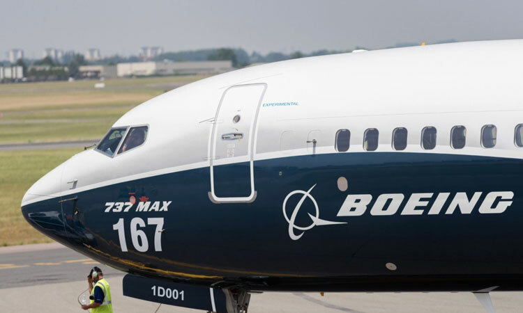 Một máy bay thử nghiệm dòng Boeing 737 MAX. Ảnh: Boeing.