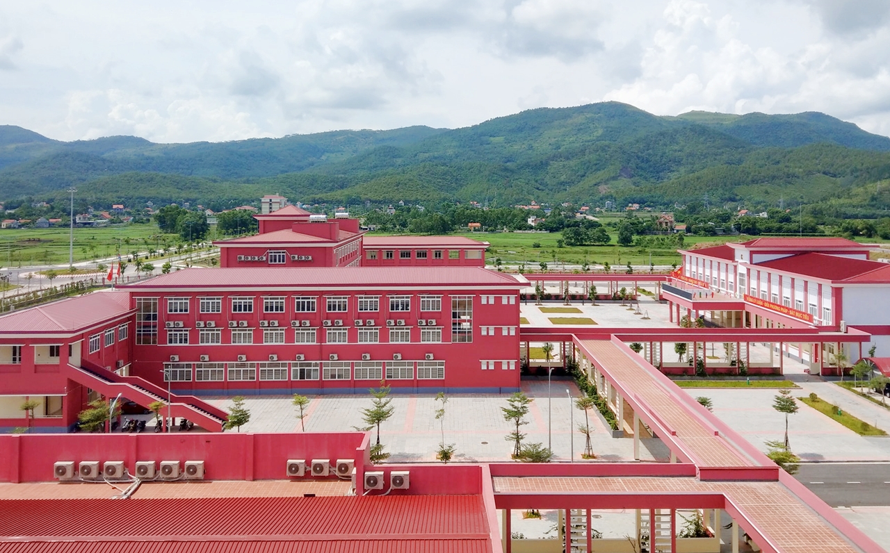 rụ sở mới cho Trường Đào tạo cán bộ Nguyễn Văn Cừ tại phường Minh Thành, TX Quảng Yên