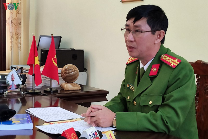 Đại tá Bùi Xuân Phong, Phó Giám đốc Công an tỉnh Lai Châu xác nhận với VOV về việc tước danh hiệu công an nhân dân của thượng tá Thái Đình Hoài.