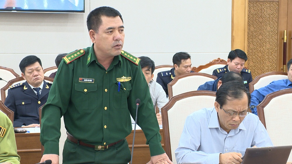 Bộ chỉ huy Bộ đội Biên phòng tỉnh báo cáo tình hình phòng chống buôn lậu tại khu vực biên giới