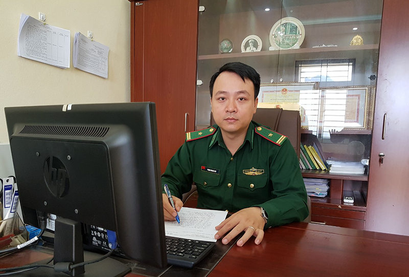 Thiếu tá Phạm Quang Huy, Đồn trưởng Đồn Biên phòng cửa khẩu cảng Cẩm Phả