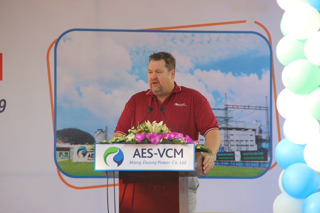 Ông David Stone - Giám đốc điều hành Công ty phát biểu tại sự kiện Values Day (Ngày của những nguyên tắc) 2019.