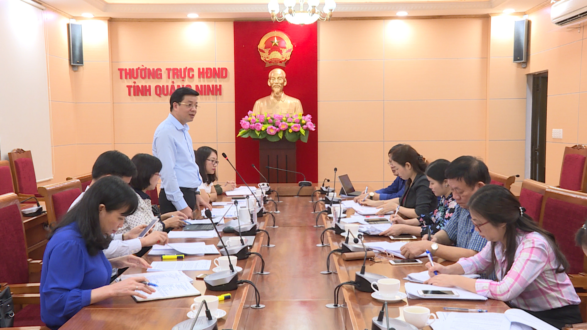 Đ/c Nguyễn Văn Hồi - Phó Chủ tịch HĐND tỉnh phát biểu chỉ đạo tại buổi giám sát