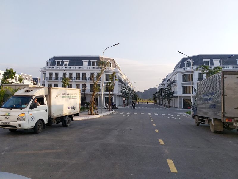 Một góc khu đô thị mới phường Cẩm Bình đang được hoàn thiện. Ảnh chụp ngày 2/12/2019