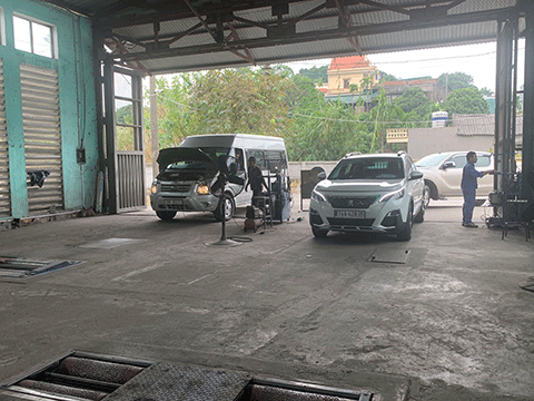 Các phương tiện tiến hành đăng kiểm tại Công ty CP Đăng kiểm xe cơ giới đường bộ Quảng Ninh 